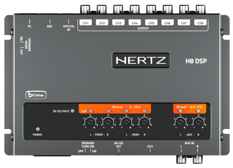 HERTZ PROCESADOR DSP H8 DSP + DRC