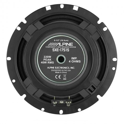 ALPINE PARLANTE 2 VIAS 6.5 SXE-1751S 45RMS