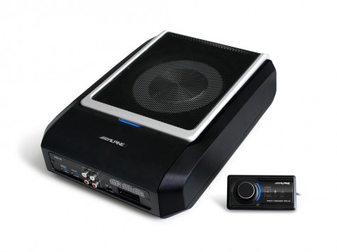 ALPINE CAJA PWD X5 8 SLIM AMPLIF X4 CON PROCESADOR DE AUDIO