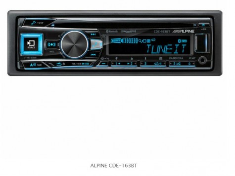 ALPINE RADIO CD CDE 163BT 3X4V EQ9 - PARAMETRIC