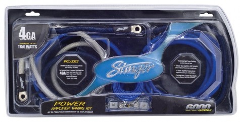 STINGER KIT DE INSTALACION 4GA S6000 SK6241 SIN RCA