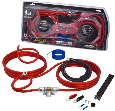 STINGER KIT INSTALACION 4GA S4000 SK4241 S/RCA